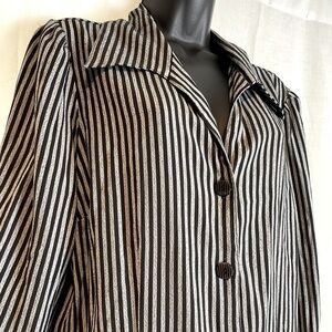 💥3/$30💥 Gloria Lance | Vintage 2X Women’s Linen Striped Top Tunic